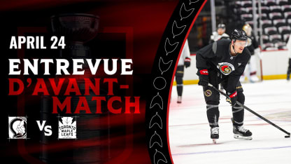 Brady Tkachuk entrevue d'avant-match contre TOR