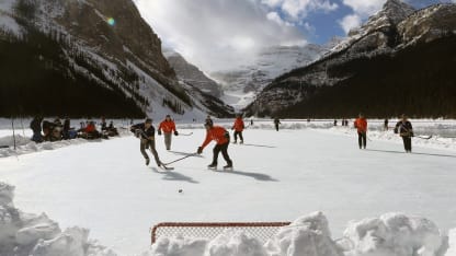 NHL Green climate change affecting outdoor skating