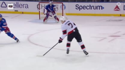 OTT@NYR: Tkachuk scores goal against Jonathan Quick