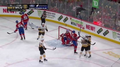 BOS@MTL: Zacha scores PPG against Jakub Dobeš
