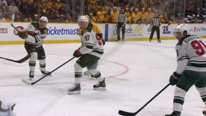 MIN@NSH: Wood scores goal against Jesper Wallstedt