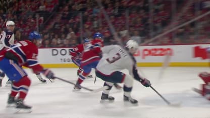 CBJ@MTL: Coyle scores PPG against Jakub Dobeš