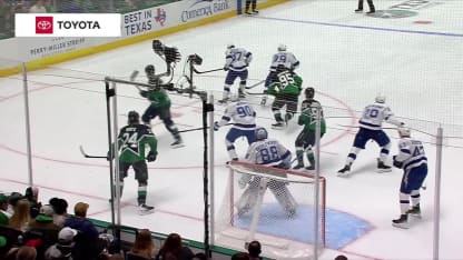 TBL@DAL: Holmberg scores empty-net goal