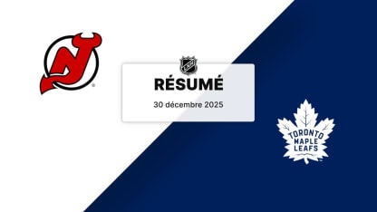 NJD vs TOR | Résumé | 30/12/2025