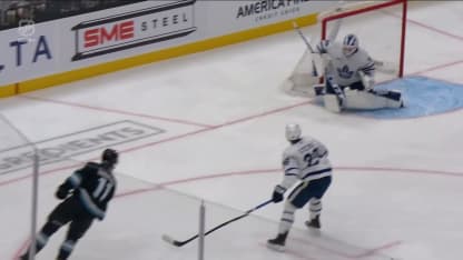 TOR@UTA: Guenther scores goal against Dennis Hildeby