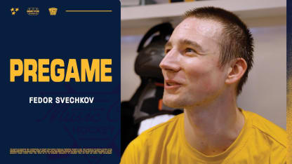 Pregame: Fedor Svechkov