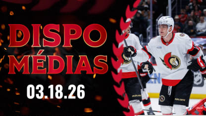 Tim Stützle dispo médias après le match contre WSH