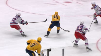 NYR@NSH: Forsberg scores goal against Jonathan Quick