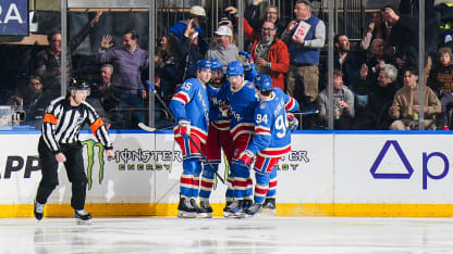 Lafrenière turns on the jets for his second goal