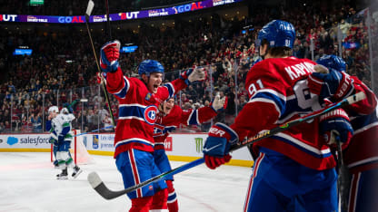 Slafkovsky's 3 points lead the way