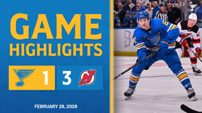 Highlights: NJD 3, STL 1