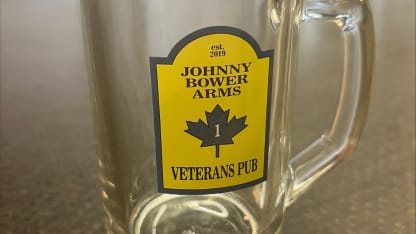 Johnny Bower beer mug