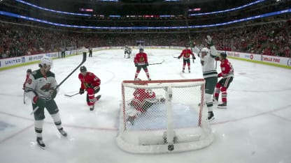 MIN@CHI: Johansson scores goal against Spencer Knight