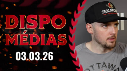 Drake Batherson dispo média après le match contre EDM