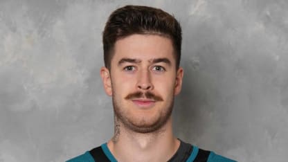 Yaroslav Askarov #30 of the San Jose Sharks poses for his official headshot for the 2024-2025 season at Tech CU Arena on September 18, 2024 in San Jose, California