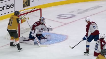 COL@VGK: Eichel scores goal against Justus Annunen