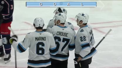 Crouse buries one-timer