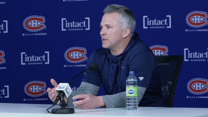 Avant-match c. DET : St-Louis