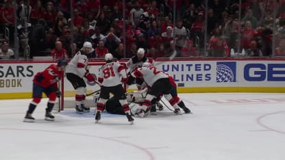 NJD@WSH: Allen with a great save against Brandon Duhaime