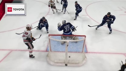 CHI@WPG: Teravainen scores PPG against Connor Hellebuyck