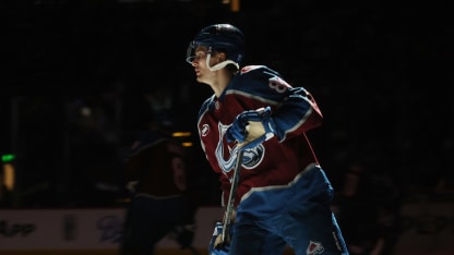 Martin Necas #88 of the Colorado Avalanche skates prior to the game against the Washington Capitals at Ball Arena on January 19, 2026 in Denver, Colorado. (Photo by Michael Martin/NHLI via Getty Images)