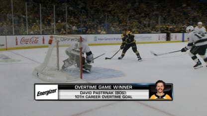 Energizer OT Winner: David Pastrnak