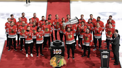 Blackhawks Centenial Ceremony