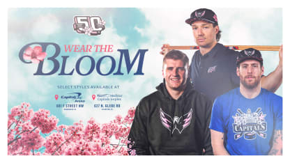 Capitals Unveil Specialty Cherry Blossom Jerseys and Cherry Blossom Merchandise