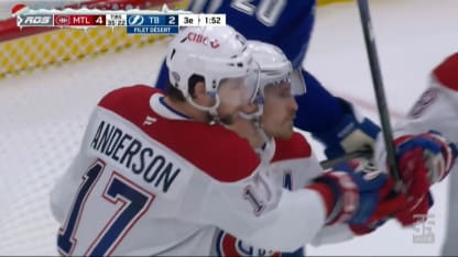 MTL@TBL: Gallagher marque un but c. Jonas Johansson