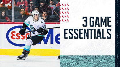 3 Game Essentials | Kraken at Canucks | 7 p.m.