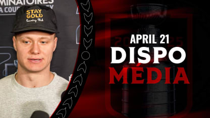 Tim Stützle dispo médias - 21 avril