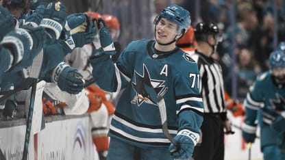 Celebrini's second goal ties it late