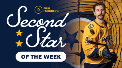 Filip Forsberg NHL Second Star of the WeekFilip Forsberg NHL Second Star of the Week