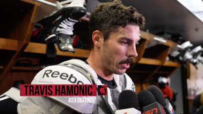 Travis Hamonic dispo média avant le match contre NYI