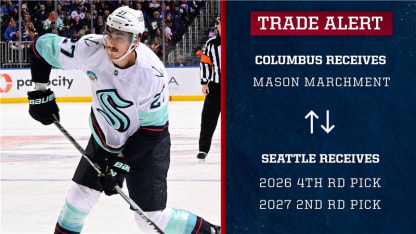 blue jackets acquire mason marchment draft picks
