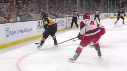 CAR@BOS: Kochetkov with a great save against Morgan Geekie