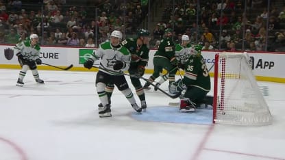 DAL@MIN: Bourque scores PPG against Samuel Hlavaj