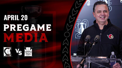 Travis Green Pregame Media vs TOR