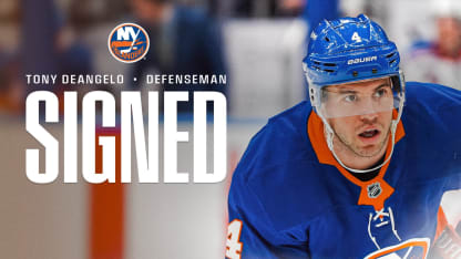 Islanders Sign DeAngelo