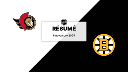 OTT vs BOS | Résumé | 06/11/25