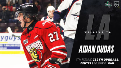 Aidan Dudas LA Kings 2018 NHL Draft