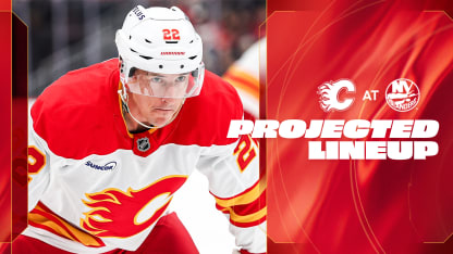 Projected Lineup - Flames @ Islanders - 14.03.26