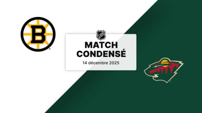Match condensé : Bruins @ Wild 14/12/2025