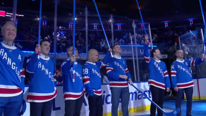 Rangers celebrate Fan Favorites Night