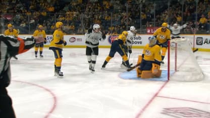 LAK@NSH: Armia scores goal against Juuse Saros