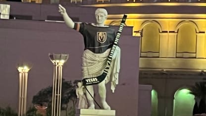 Ceasar statue in VGK gear