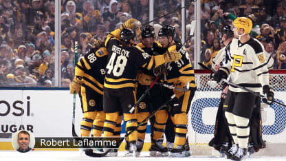 DeBrusk coule les Penguins à la Classique hivernale