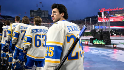 Blues make memories at Winter Classic