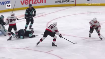 OTT@SEA: Stutzle marque un but contre Joey Daccord