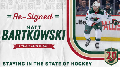 Bartkowski Re-Signed